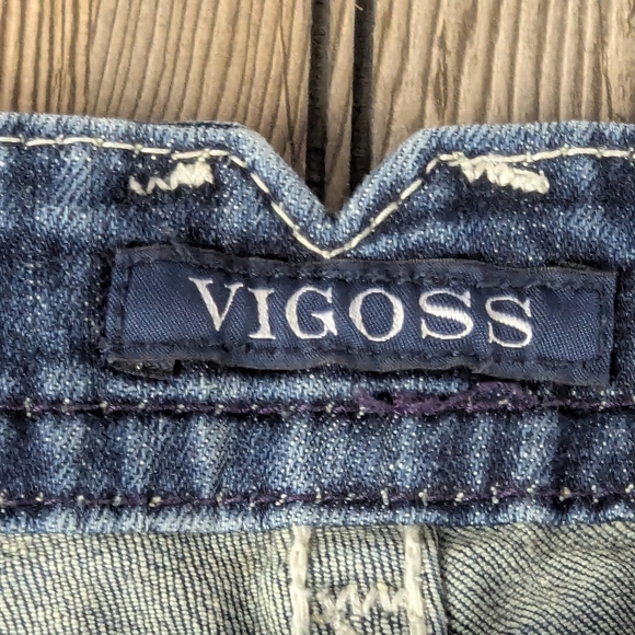 Vigoss The New York Bootcut Size 9/10 Distressed In Super Condition - Picture 8 of 14